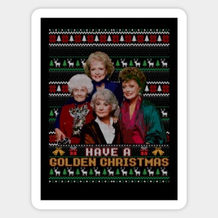 golden christmas Sticker